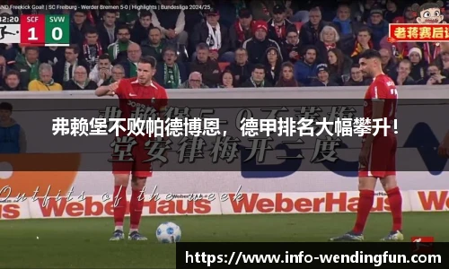 弗赖堡不败帕德博恩，德甲排名大幅攀升！